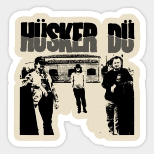 Husker du T-shirt Sticker